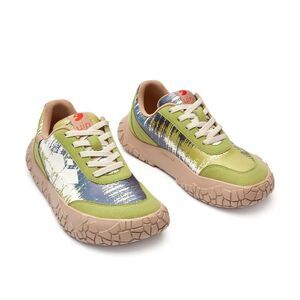UIN Green and Blue Women's Sneakers